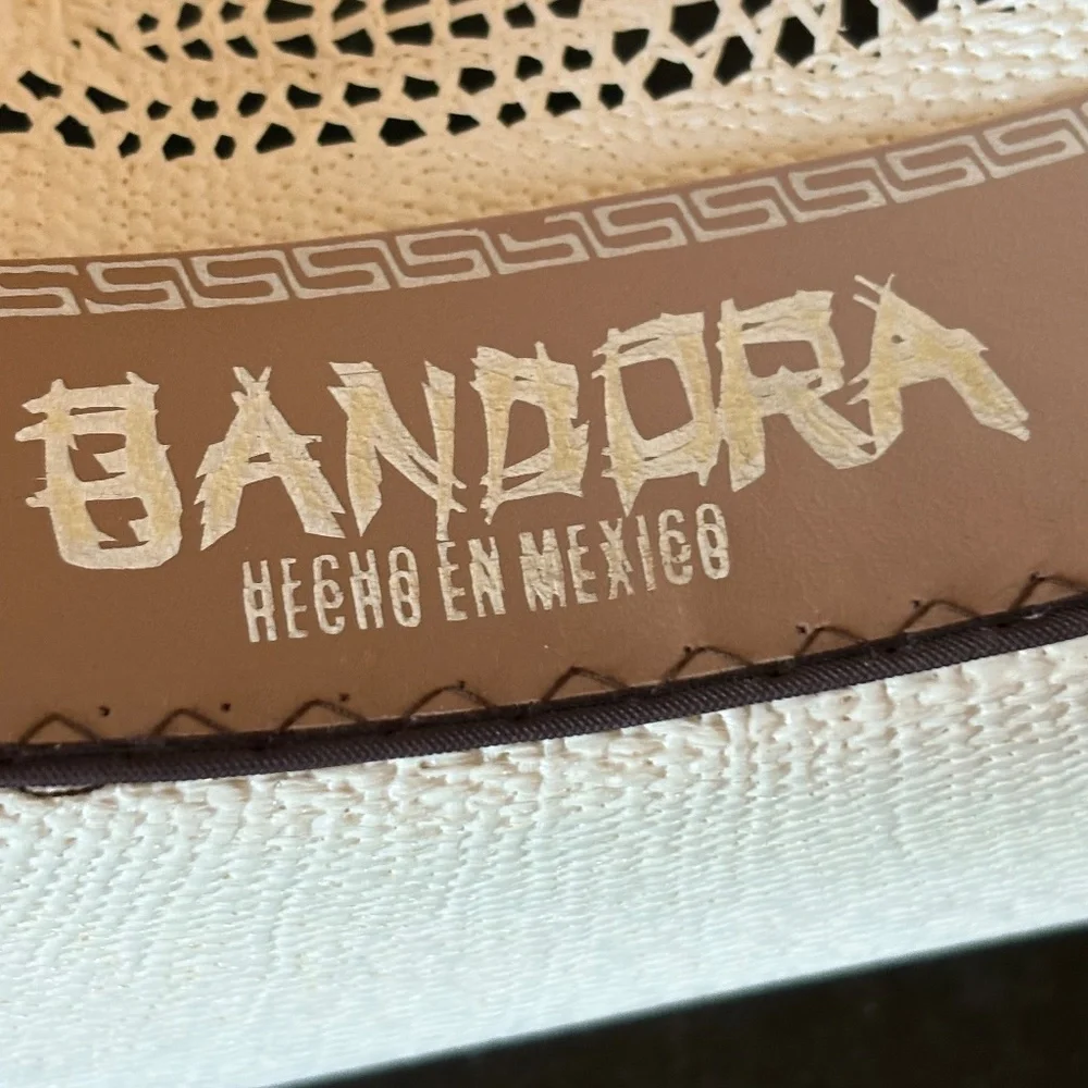 David Turner Straw Bangora Cowboy Hat - XXXX - 7 3/8 - Picture 11 of 16